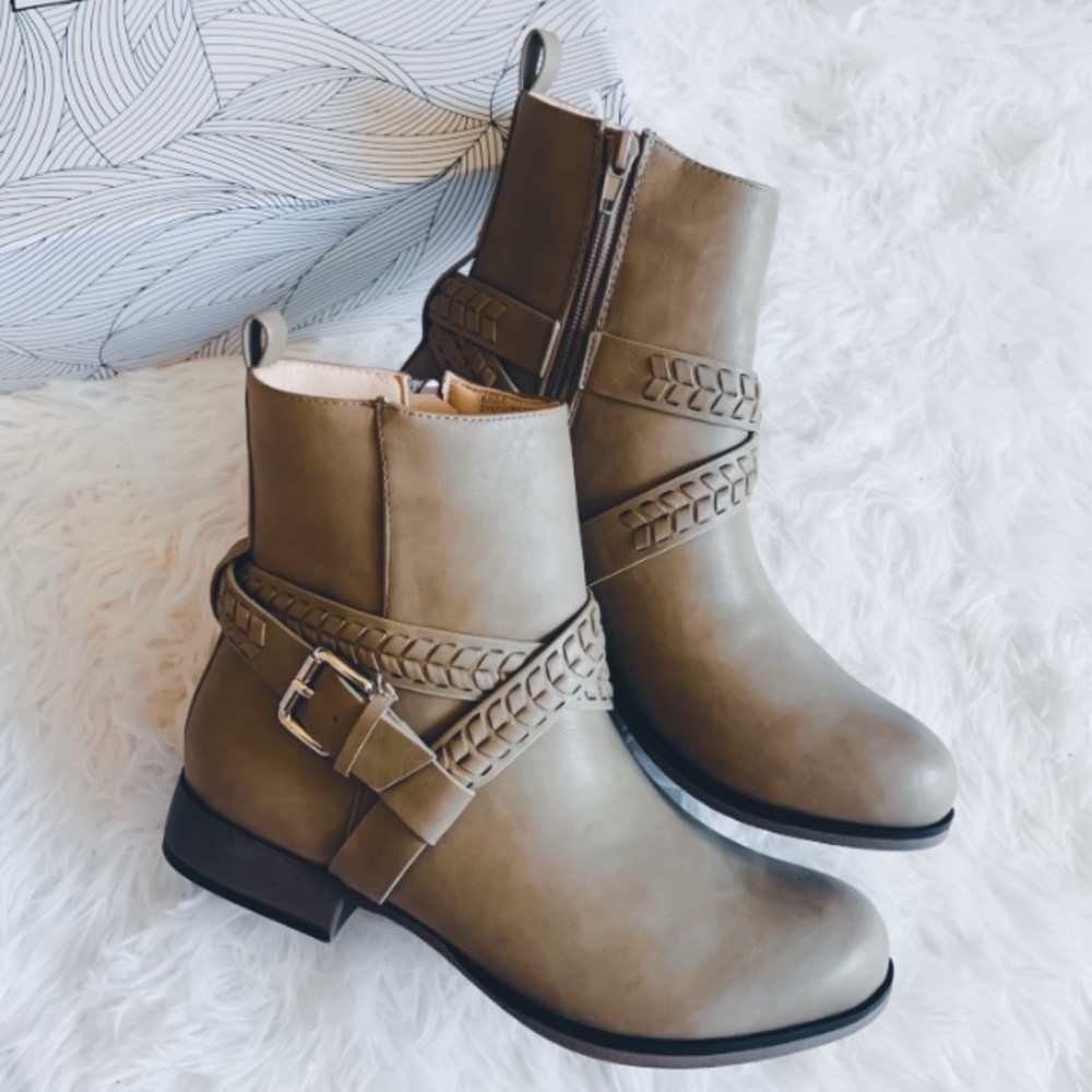 Chase + Chloe NAIA Braided Booties